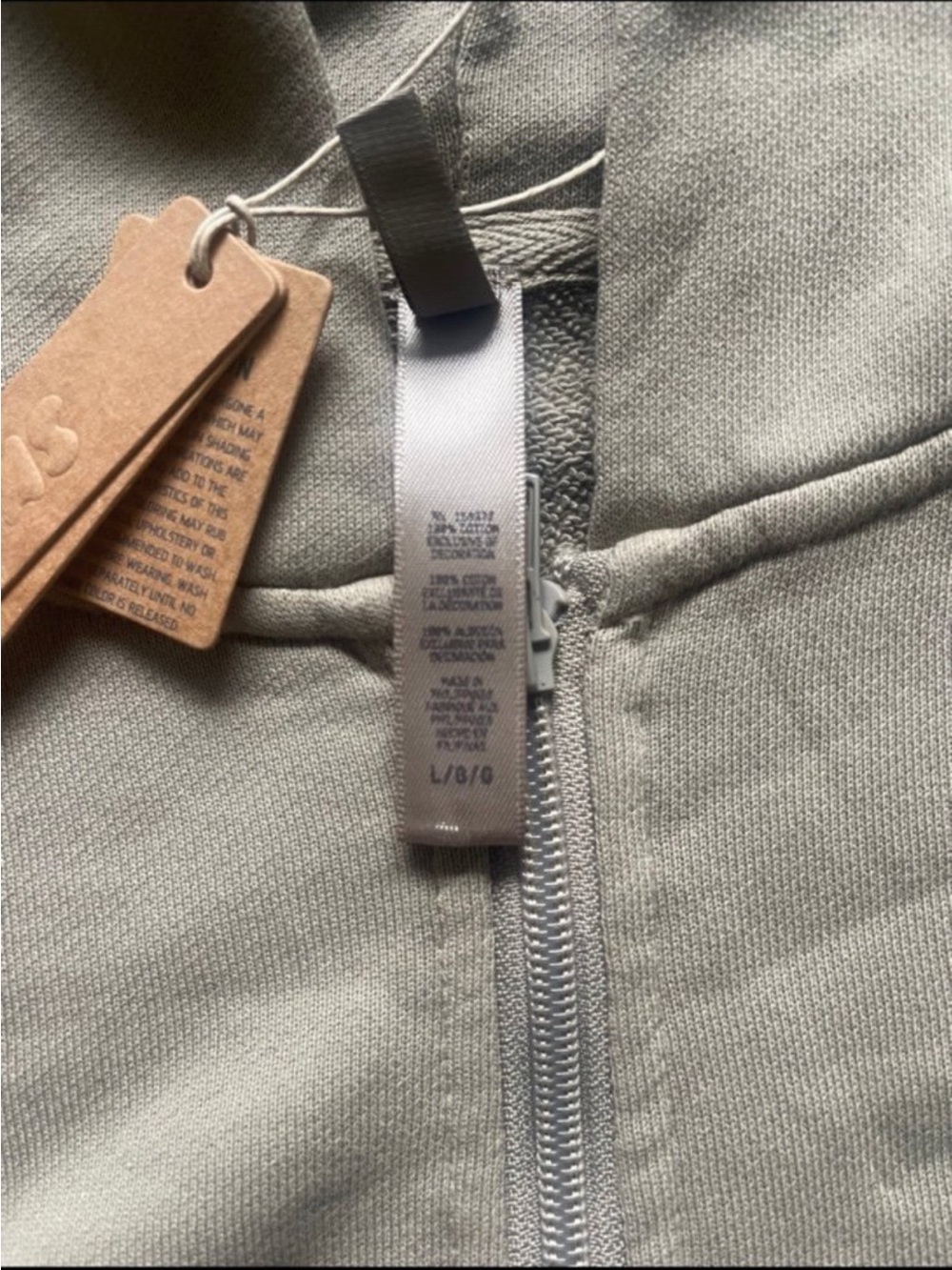 SKIMS Zip Hoodie in Taupe - Picture 5 of 5